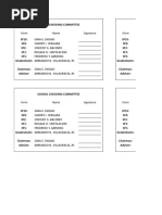 Form Name Signature Form: Gina E. Enojas Cherry I. Vergara Vincent G. Bacomo Rosalie H. Ventilacion Fredirick Y. Ambong