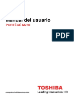 MANUAL Portege - M750-Español PDF