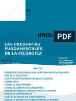 Unidad 2 - Las Preguntas Fundamentales de La Filosofía