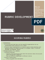 Rubric Development 