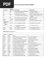 Exercises in Formal and Informal English Pronunciation Exercises Phonics 39694