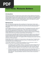 B. Case Study Malaysia Air