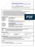 Learning Sample Resume PDF