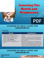 Assessing Mouth and Oropharynx