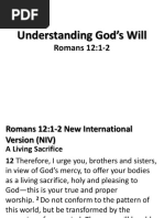 Understanding God's Will