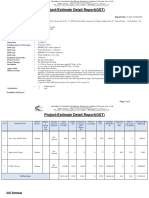 Project/Estimate Detail Report (GST)