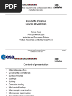 ESA SME Initiative Course D:Materials