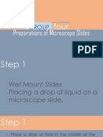 Group: Preparations of Microscope Slides