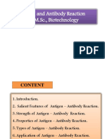 Antigen and Antibody Reaction