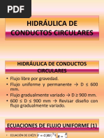 Hidráulica de Conductos Circulares