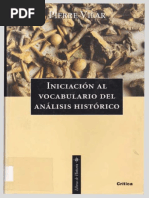 Vilar Pierre - Iniciacion Al Analisis Del Vocabulario Historico PDF