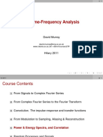 A1 Time-Frequency Analysis: David Murray