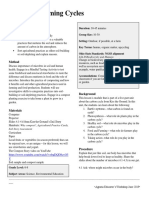 Food and Farming Cycles: Objectives