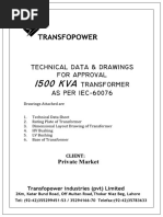 1500 Kva Technical Submittal