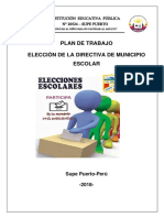 Plan de Trabajo Municipio Escolar 2017