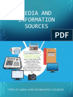 Media and Information Sources