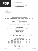 ETABS 2016 Concrete Frame Design: ETABS 2016 16.2.1 License # 1VFMRDZFVD6L9QN