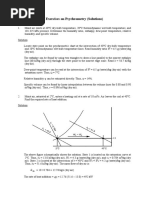 Exercises On Psychrometry (Solutions)