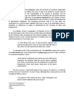 Labor Code of The Philippines Department Advisory No. 01-08 Ibid. RA 9231