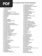 Science Technology Priority Courses of PSHS