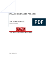 CAGA Consultants Pte LTD Company Profile