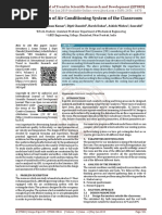 CFD Simulation of Air Conditioning System of The Classroom