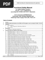 Functional Safety Manual: ISM0071-13 D1000 Series Manual For Safety Related System SIL Applications