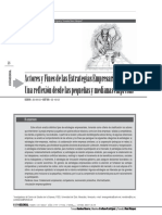 Actores y Fines de Las Estrategias Empresariales