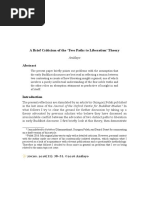 Analayo - A Brief Criticism of The Two Paths To Liberation Theory PDF