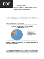 Segundo Censo Popular de Personas en Situación de Calle en CABA