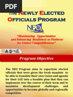 2016 NEO Program Presentation