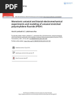 Monotonic Uniaxial and Biaxial Electromechanical Experiments and Modeling of Uniaxial Stretched Polyvinylidene Fluoride PVDF