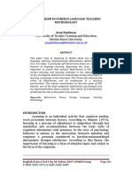 Behaviorism in Foreign Language Teaching Methodology: Asepbudiman@student - Uns.ac - Id