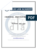 Criminal Procedure Code: Sections: 436 - 439