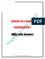 Human Resource Management: Mcqs With Answers