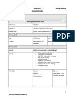 Meeting Requirements Form BSBADM502