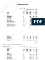 Analisis de Precios Unitarios