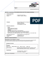 Hydrocarbon Fluid Type I: Safety Data Sheet