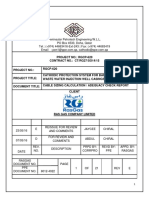 Cable Adequacy Check Report