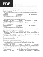 Nucleic Acid Worksheet