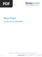 Blue Prism - Guide To The Scheduler PDF