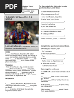 Messi Simple Present