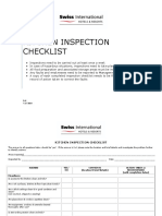 Kitchen Inspection CKLST JULY 2014