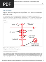 Dry vs. Wet Trees On Production Platforms With Direct Access Wells in Ultra-Deepwater - Offshore Magazine