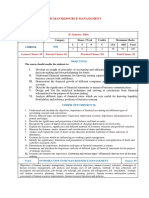 Human Resource Management: II Semester: MBA