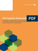 Risk Appetite Statements