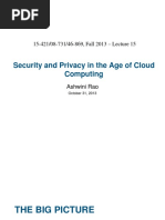 Cloud Security Privacy Lecture