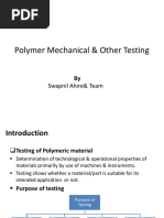 Polymer Mechanical & Other Testing