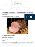 How To Roast Meat