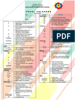 School Calendar SY 2019-2020